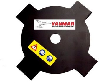 LÂMINA ROÇADEIRA YANMAR 4 PONTAS 255MM FURO 1"