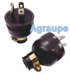 PLUG/TOMADA 03 PINOS 110V GERADORES 2500/5000/6500 COD 12701560